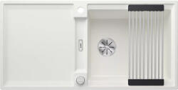 BLANCO Adira XL 6S-F Silgranit 99x49 cm mosogató acél ráccsal és távműködtetővel, fehér 527629 (527629)
