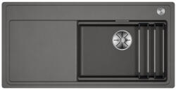 BLANCO ETAGON XL 6 S-F egymedencés, 98, 8x49, 8 cm-es gránit mosogató, csepegtetőtálcával, lefolyószabályozóval, szintbe építhető, vulkánszürke 528103 (528103)