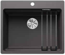 BLANCO Etagon 6-F Silgranit mosogató 59x50 cm acél sínnel, palaszürke 527684 (527684) - szaniteresklimacenter