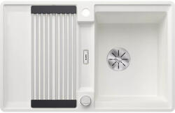 BLANCO Adira 45S-F szintbe építhető silgranit mosogató 77x49 cm, Adira ráccsal és távműködtetővel, fehér 527597 (527597)