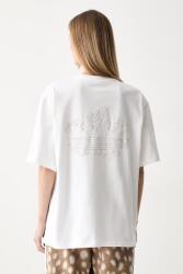 Adidas tricou oversized pentru femei din bumbac Floral 9BY2-TSDZML_00X (KX1879)