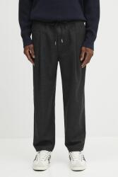 Drôle de Monsieur pantaloni de lână Le Pantalon Cropped Flanelle 9BYA-SPM0BE_90X (H.BP167.WV008)
