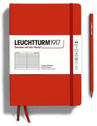 Leuchtturm Caiet A5 DR Cop. Rigida Rosu Leuchtturm (LT367252)