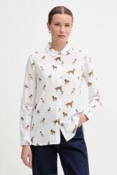 Barbour női ing pamuttal Safari - fehér 42