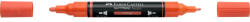 Faber-Castell Akril marker kétvégű MULTIMARK 115 Faber-Castell narancs (FC185915) - tintasziget