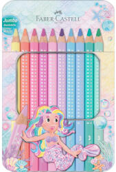 Faber-Castell Színes ceruza készlet háromszögletű SPARKLE Faber-Castell 10klf. szín (FC210910) - tintasziget