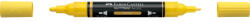 Faber-Castell Akril marker kétvégű MULTIMARK 108 Faber-Castell sárga (FC185908) - tintasziget