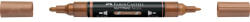 Faber-Castell Akril marker kétvégű MULTIMARK 252 Faber-Castell réz (FC185952) - tintasziget