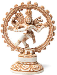  Shiva Nataraj szobor - elefántcsont színű, 15 cm
