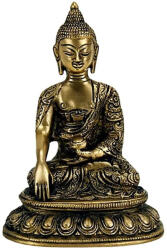  Réz szobor - Sákjamuni Buddha - egyszínű