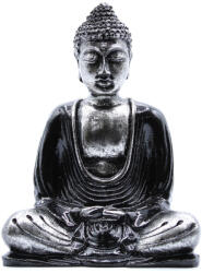 AwGift Fekete és Szürke Buddha Szobor - Közepes