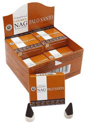 Golden Nag 12 db Golden Nag Palo Santo füstölőkúp csomag - szent fa illat (12×10 kúp)