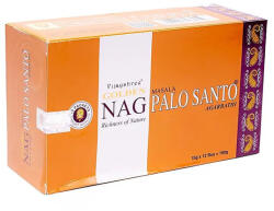 Golden Nag 12 db Golden Nag Palo Santo füstölőpálcika csomag - szent fa illat (12×15 g)