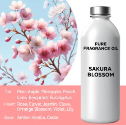 AwGift Szakura Esszencia Illatolaj - 500 ml Aromalámpához és Diffúzorhoz