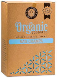  Masala füstölőpálcika - Nag Champa, 12 db csomag, kézzel sodort indiai