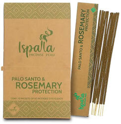 Ispalla füstölőpálcika - Palo Santo és rozmaring, 12 csomagos kiszerelés (12 x 13 g)