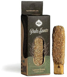 Sagrada Madre Palo Santo füstölőpálca citromfűvel - kézzel burkolt, gyógynövényekkel (Sagrada Madre)