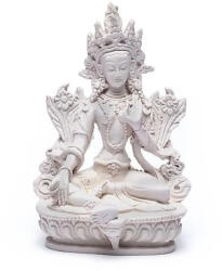  Zöld Tara szobor - polirezin, 15 cm