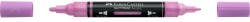 Faber-Castell Akril marker kétvégű MULTIMARK 119 Faber-Castell világos magenta (FC185919) - tintasziget