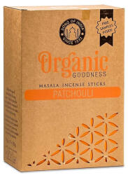  Masala pacsuli füstölőpálcika - 12 db-os csomag (12 × 15 g, kézzel sodort, indiai)