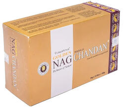 Golden Nag Chandan szantálfa masala füstölőpálcika - 12 doboz × 15 g