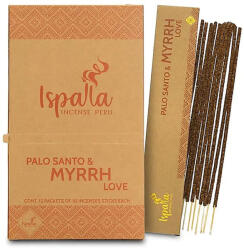 Ispalla füstölőpálcika - Palo Santo és mirhagyanta, 12 csomagos kiszerelés (12 x 13 g)