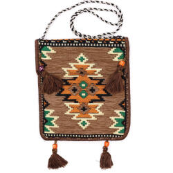 AwGift Bézsszínű Kilim Válltáska