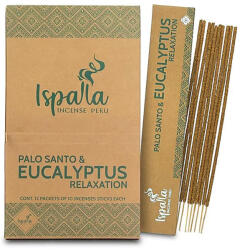 Ispalla füstölőpálcika - Palo Santo és eukaliptusz, 12 csomagos kiszerelés (12 x 13 g)