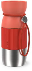 Tefal Termos Tefal beYou N2191510, inox, 0.36 L, 100% etanș, capac Quick Press, argintiu & portocaliu