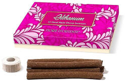 Fiore D’Oriente Olibánum (tömjén) füstölőpálcika - bambusz nélküli dhoop, tartóval
