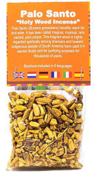  Palo Santo szent fa apró darabok - természetes füstölőanyag, 20 g