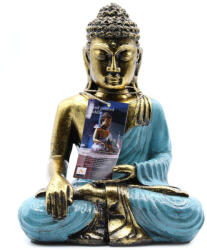AwGift Kékeszöld és Arany Buddha - Nagy