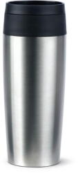Tefal Termos Tefal Travel Mug Classic N2020110, inox, 0.36 L, 100% etanș, functie Quick Press, argintiu - pcone