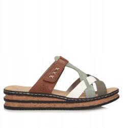 RIEKER Női flip-flop papucs Rieker 62989-90 színes, platformos (62989-90)
