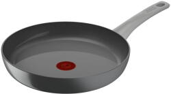 Tefal Tigai si seturi Tigaie 26 cm Tefal Renew On C4270532, 100% aluminiu reciclat, indicator Thermo-Signal, compatibil cu inductia, invelis ceramic, gri - pcone