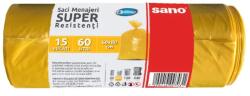 SANO Saci menajeri 60 litri 15 buc/rola SANO OPTIMA (SN0066xx)