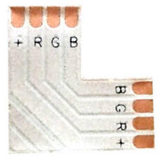 CONLIGHT L toldóelem 10mm széles RGB Ledszalaghoz (forrasztós) (CON 782 3049)