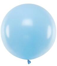 PartyDeco Kerek lufi 60 cm, Pastel Baby Blue