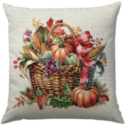Cortimex Kft Őszi kosaras tökös párnahuzat 45x45 cm
