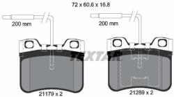 TEXTAR Fékbetét készlet TEXTAR 2117902 for CITROËN, PEUGEOT (2117902)