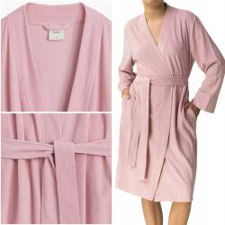 Atlantic Női Fürdőköpeny Atlantic SZL-002 pamut french terry Derékban Megkötős S/m (SZL-002 PINK)