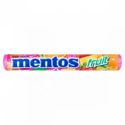 Mentos Fruit Gyümölcsízű Rágócukor drazsé - 38 g