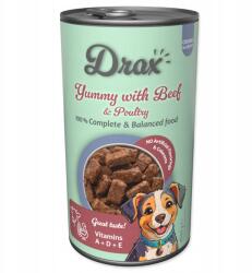  Drax Adult konzerv marha- és baromfihússal 1240g - allegro