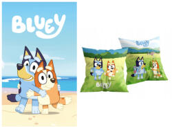  Bluey Cozy Day polár takaró és párna szett, 2 részes (EKING0842)