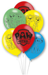  Mancs Őrjárat Color Paws léggömb, lufi 6 db-os 11 inch (27, 5 cm) (DPA9914242) - eking