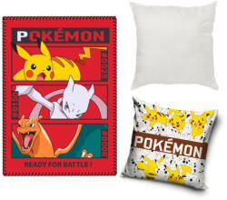  Pokémon Battle PikaPal polár takaró, párnahuzat és párna szett 3 db-os (EKING0822)
