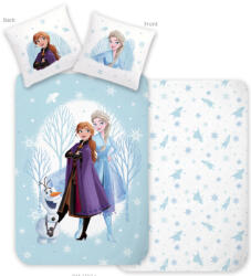  Disney Jégvarázs Wonderland gyerek, ovis ágyneműhuzat 100×135 cm, 40×60 cm (BRM025844) - eking
