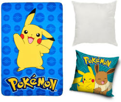  Pokémon Wave Eevee polár takaró, párnahuzat és párna szett 3 db-os (EKING0827)