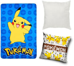  Pokémon Wave PikaPal polár takaró, párnahuzat és párna szett 3 db-os (EKING0828)