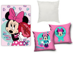  Disney Minnie Sweets Fashion polár takaró, párnahuzat és párna szett 3 db-os (EKING0830)